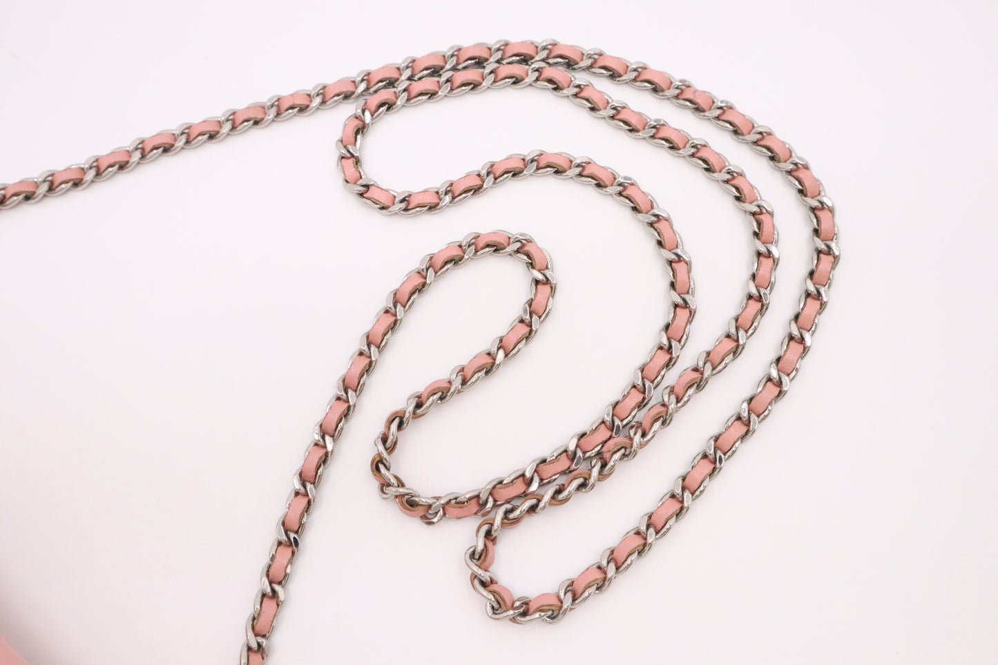 Chanel Wallet on Chain in Pink Patent Leather