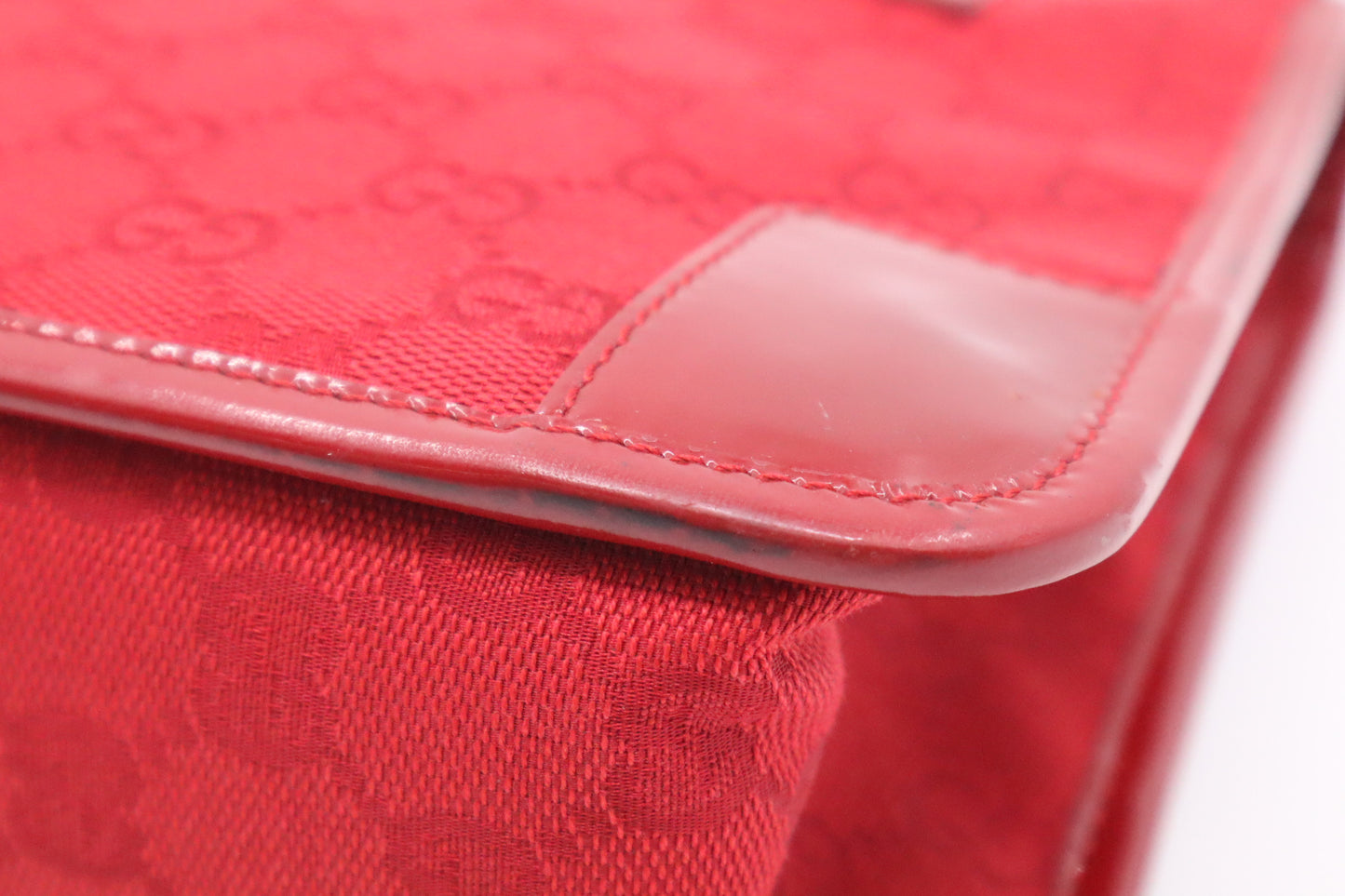 Gucci Handbag in Red GG Canvas