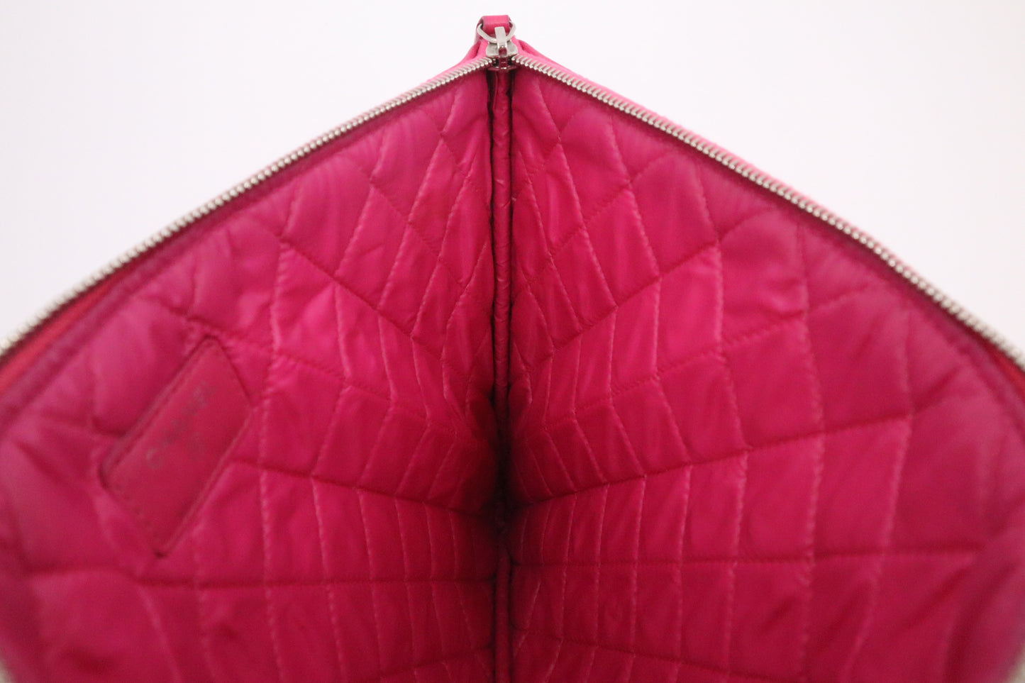 Chanel Medium O Case in Pink Matelasse Leather