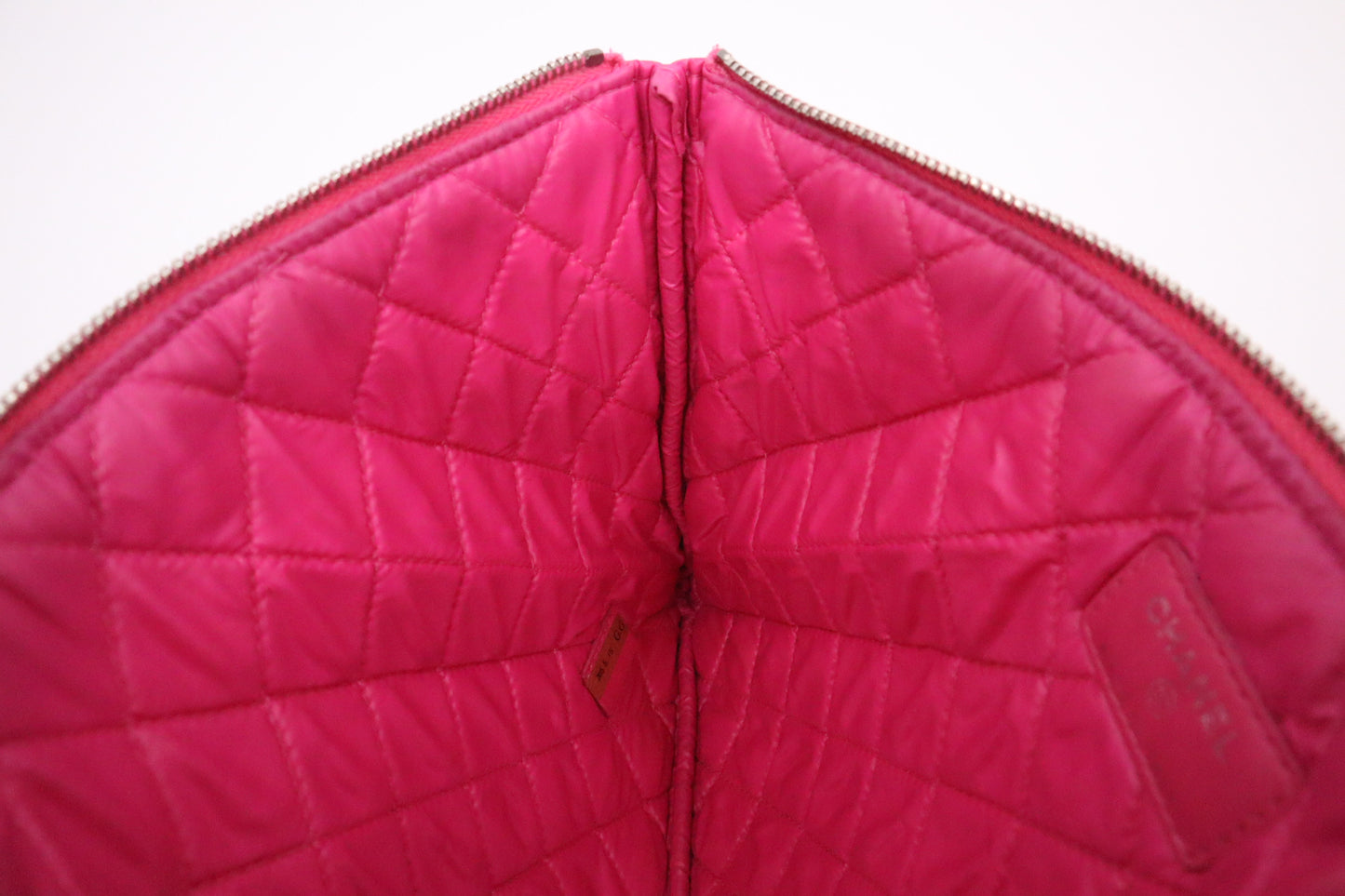 Chanel Medium O Case in Pink Matelasse Leather