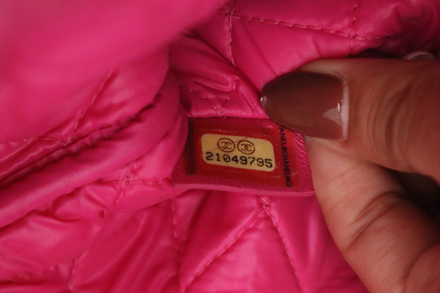 Chanel Medium O Case in Pink Matelasse Leather