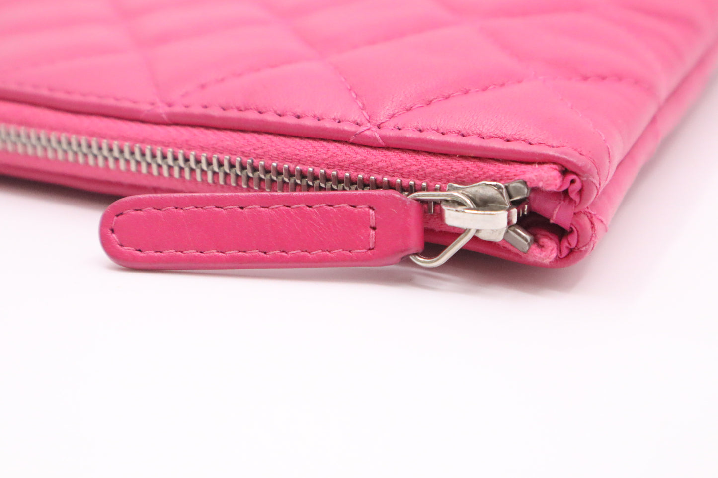 Chanel Medium O Case in Pink Matelasse Leather