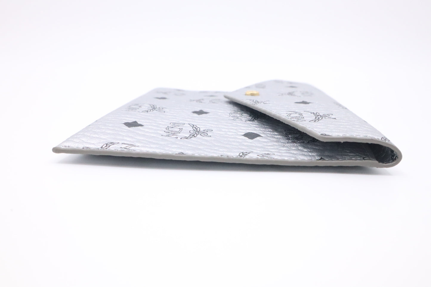 MCM Novelty Pouch in Silver Visetos Canvas