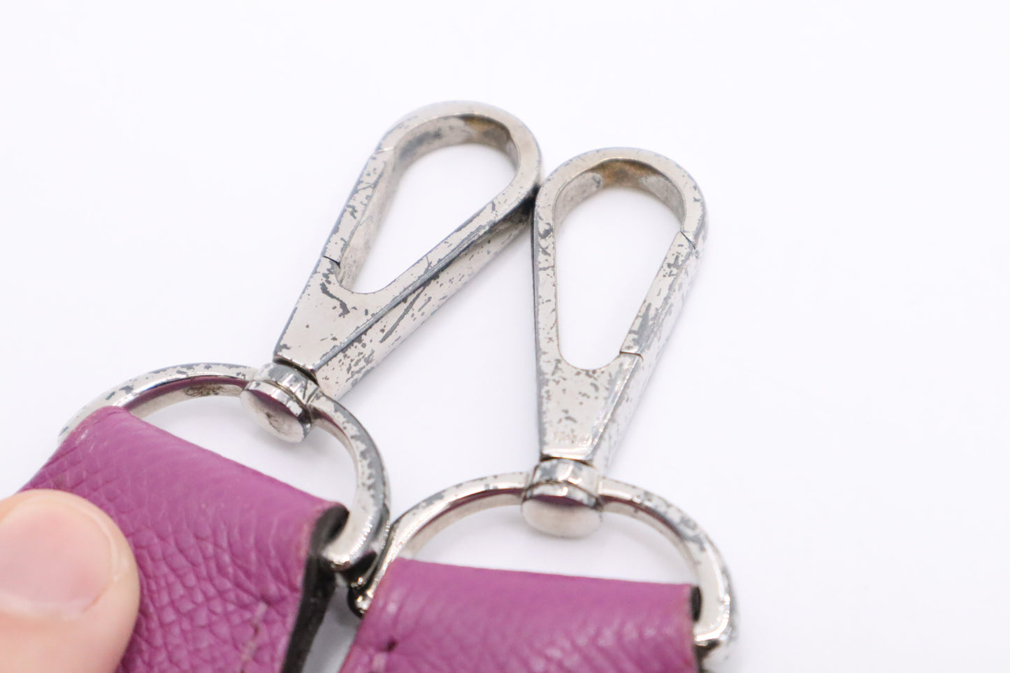 Hermes Evelyne PM in Purple Leather