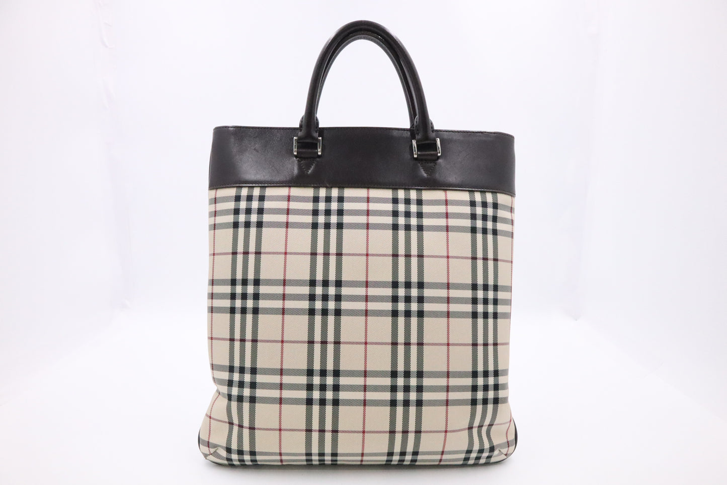 Burberry Tote Bag in Nova Check Canvas