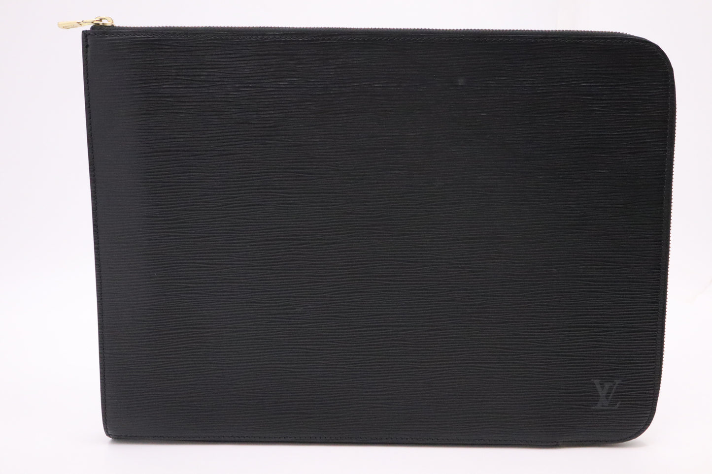Louis Vuitton Poche Document in Black Epi Leather