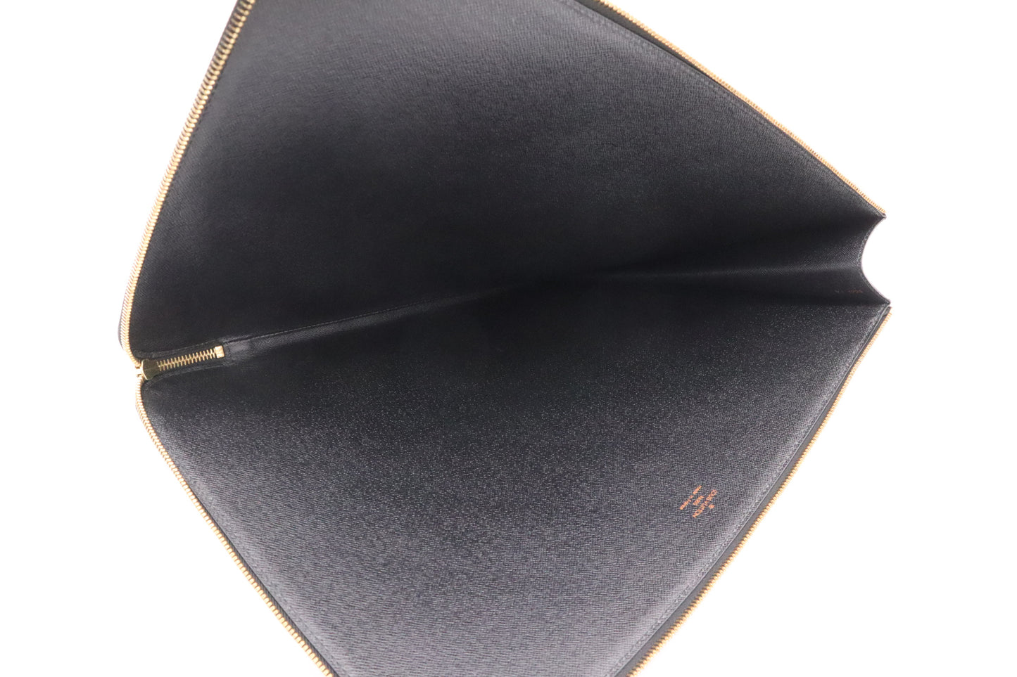 Louis Vuitton Poche Document in Black Epi Leather