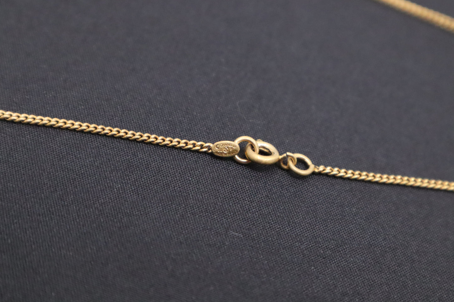 Chanel Necklace in Gold with Pink Rhinestones