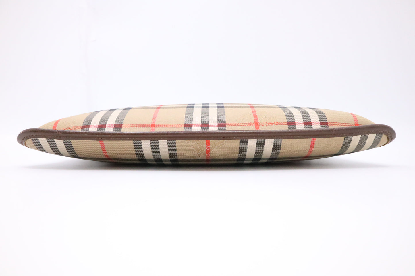 Burberry Clutch in Brown Check Canvas