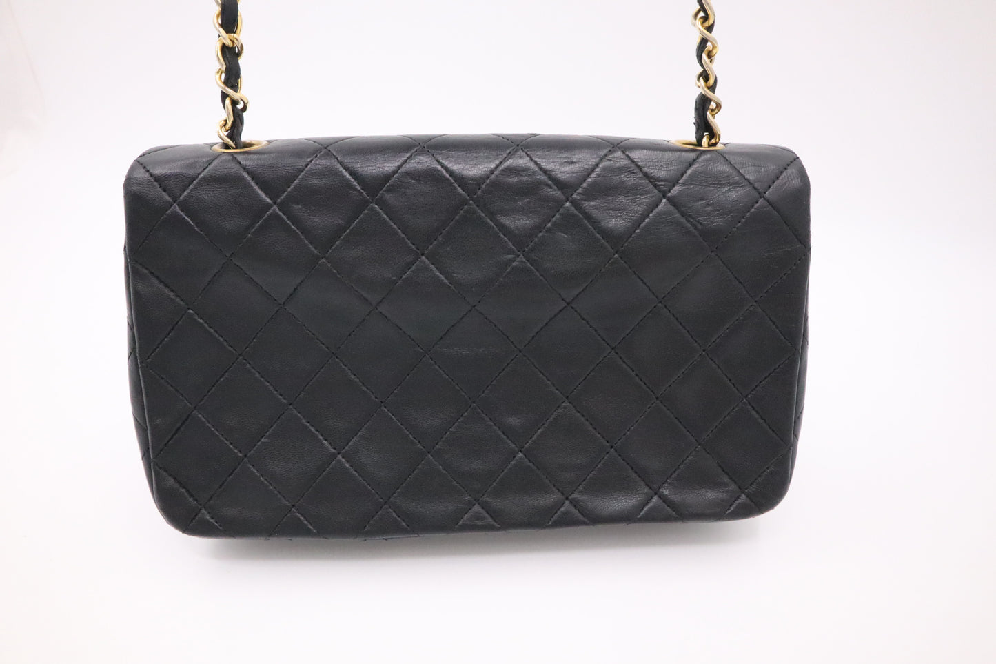Chanel Full Flap in Black Mattelassé Leather