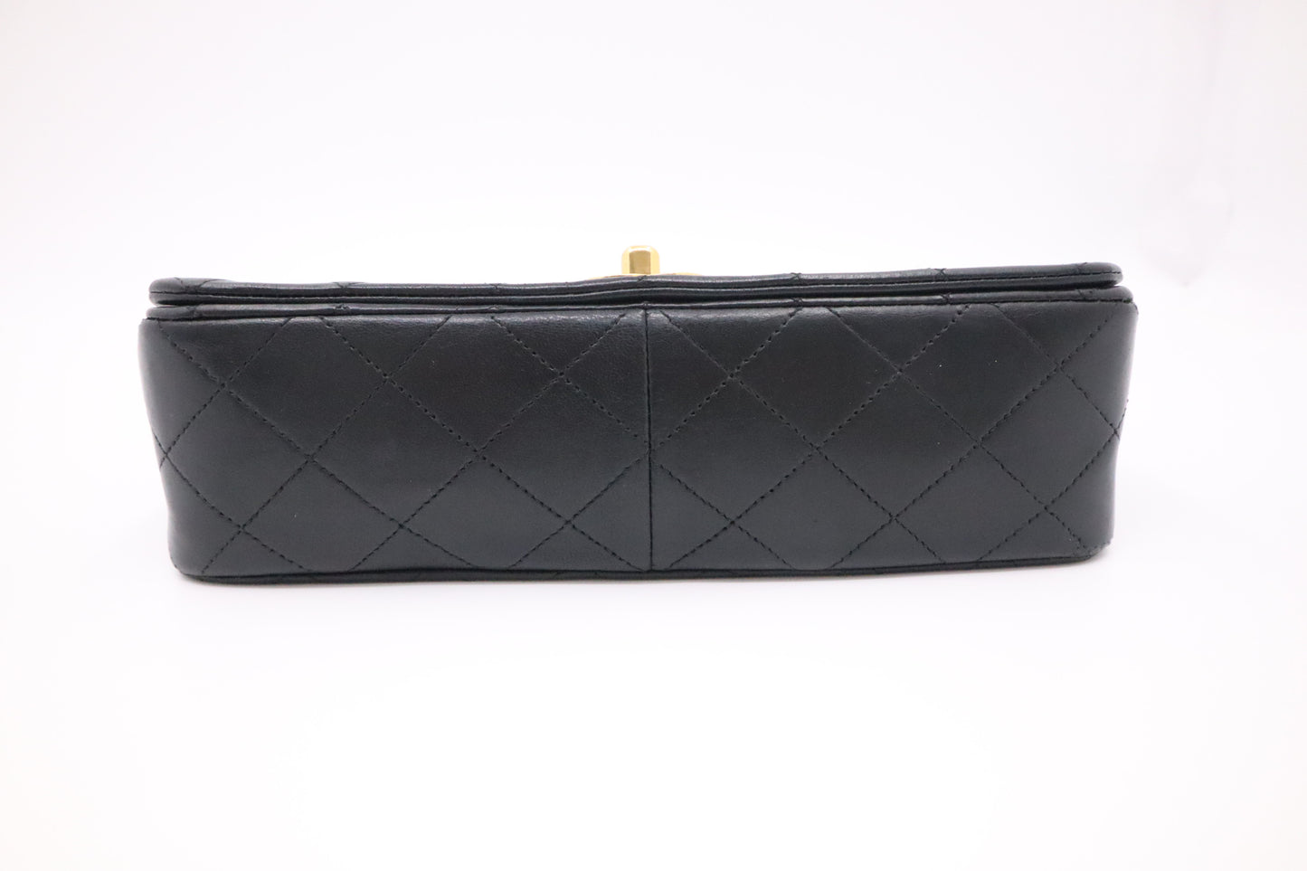 Chanel Full Flap in Black Mattelassé Leather