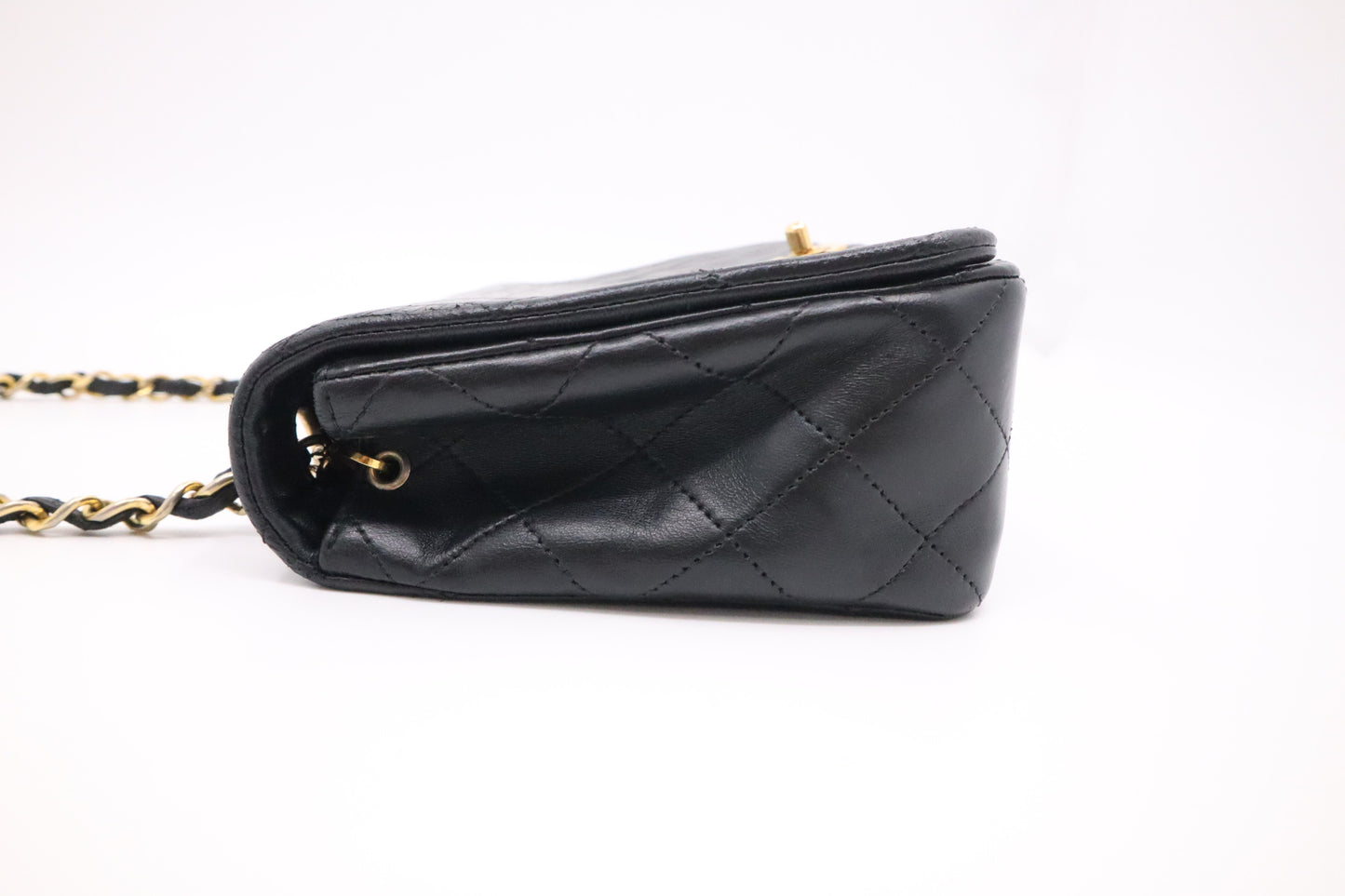 Chanel Full Flap in Black Mattelassé Leather