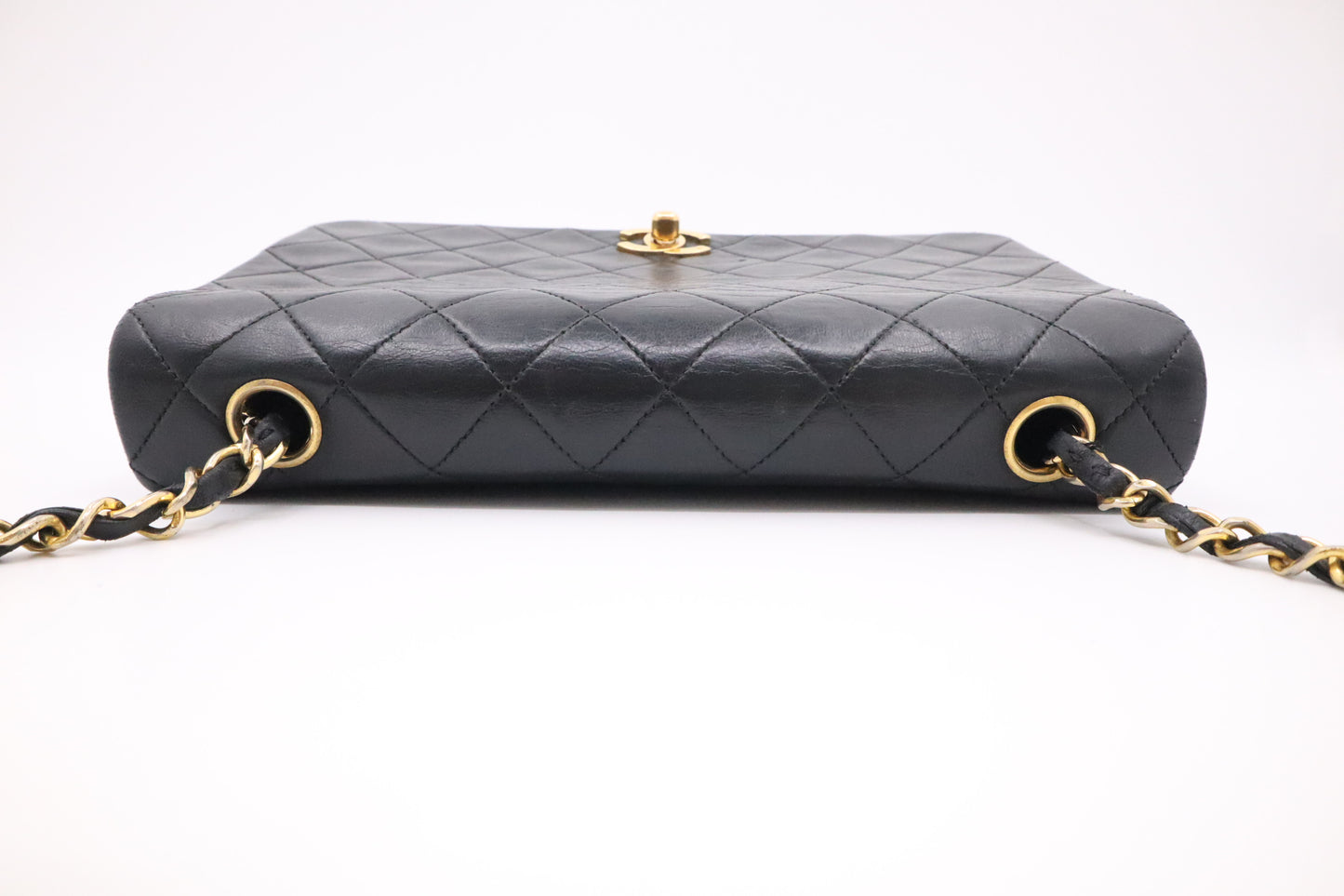 Chanel Full Flap in Black Mattelassé Leather