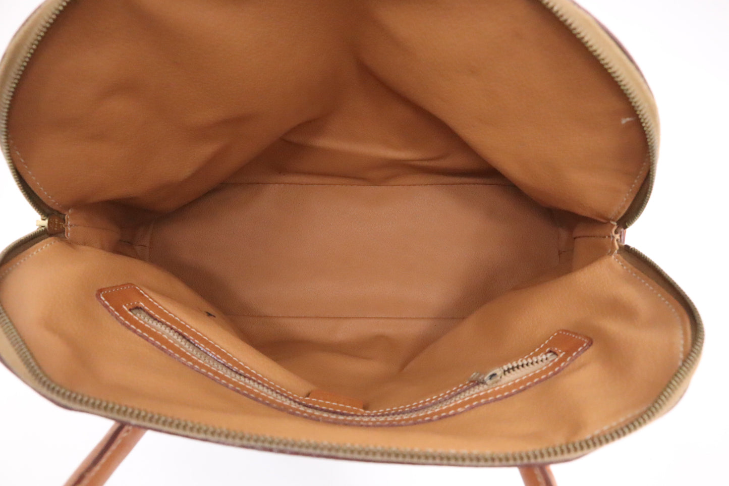Celine Handbag in White Macadam Canvas