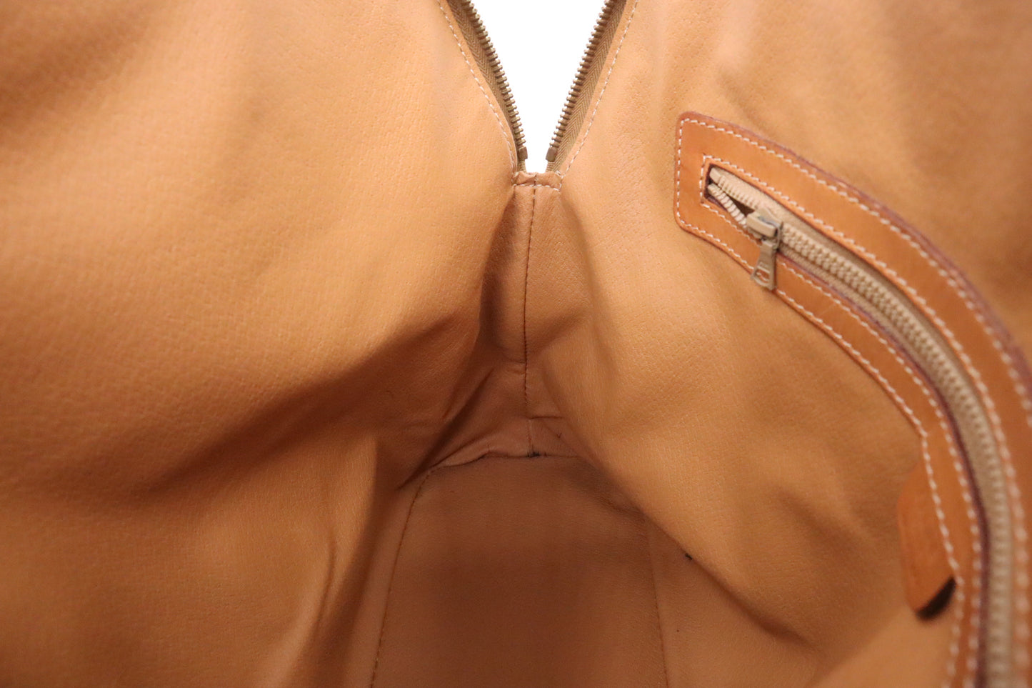 Celine Handbag in White Macadam Canvas
