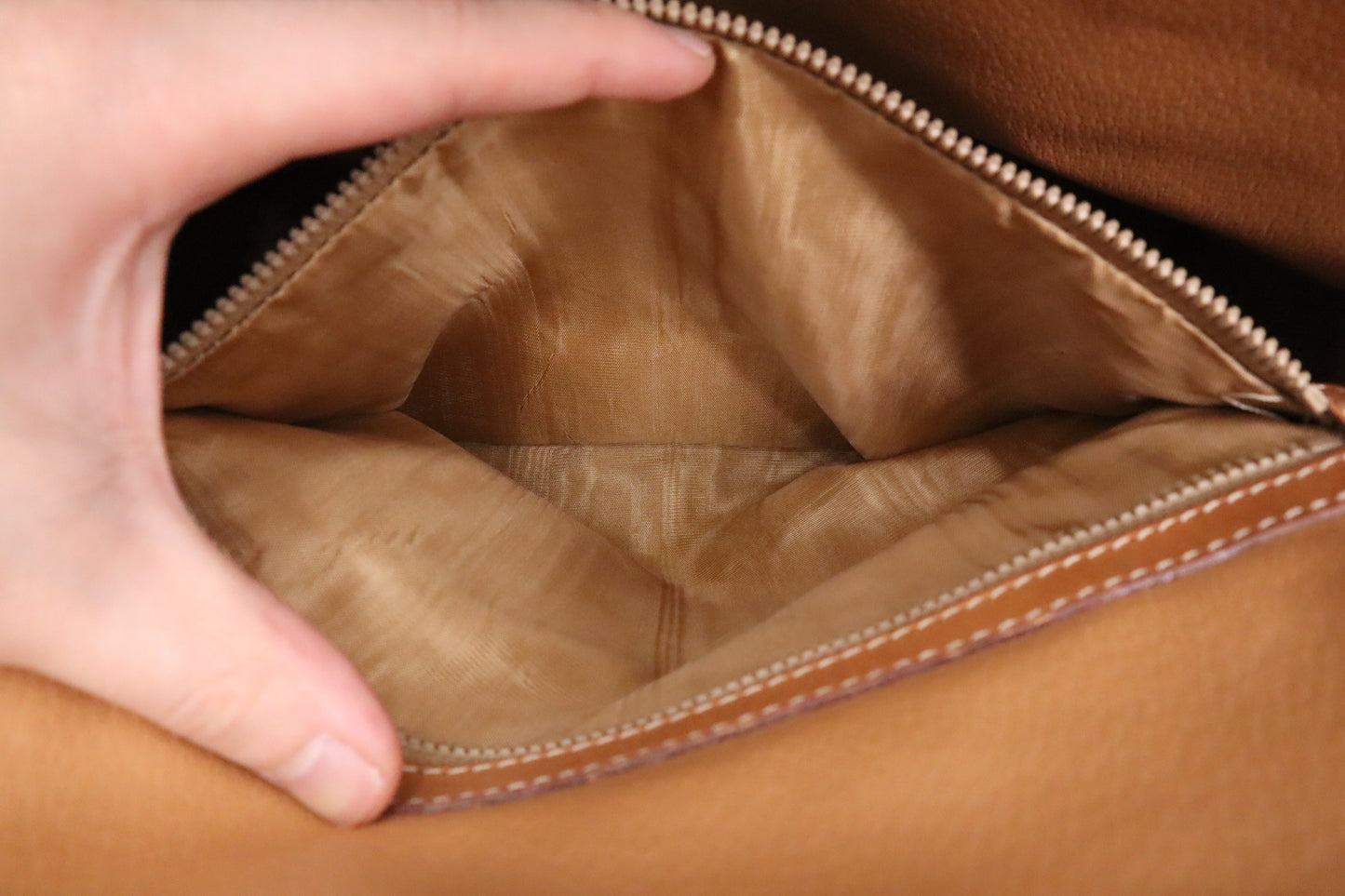 Celine Handbag in White Macadam Canvas