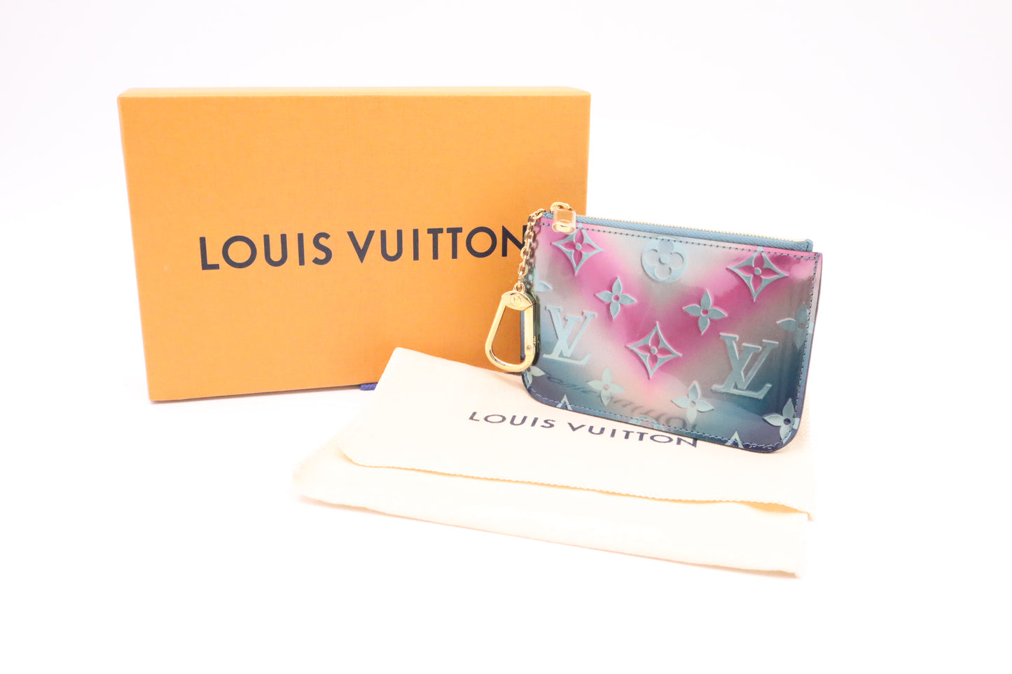 Louis Vuitton Pochette Clés in Degrade Vernis Leather