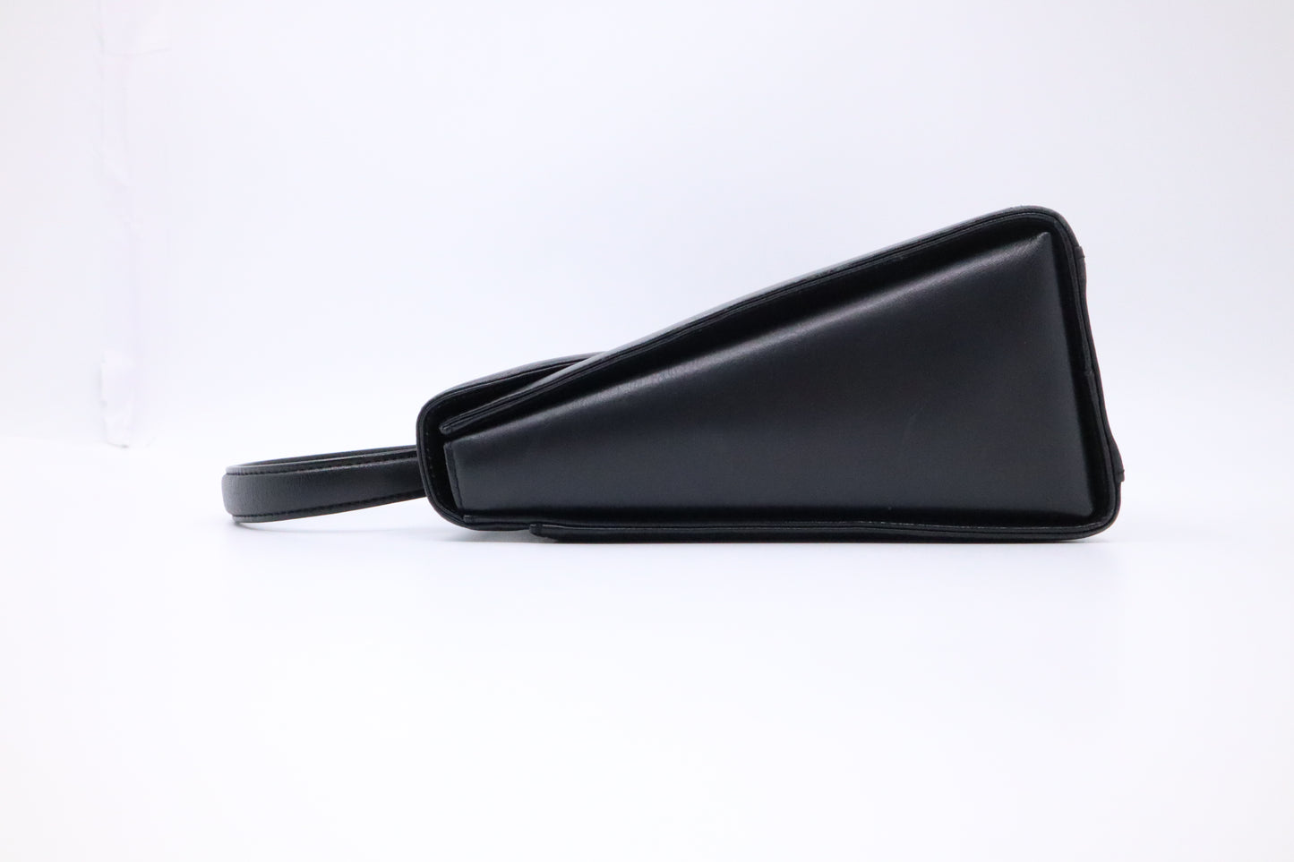 Givenchy Logo Fitting Handbag in Black Leather