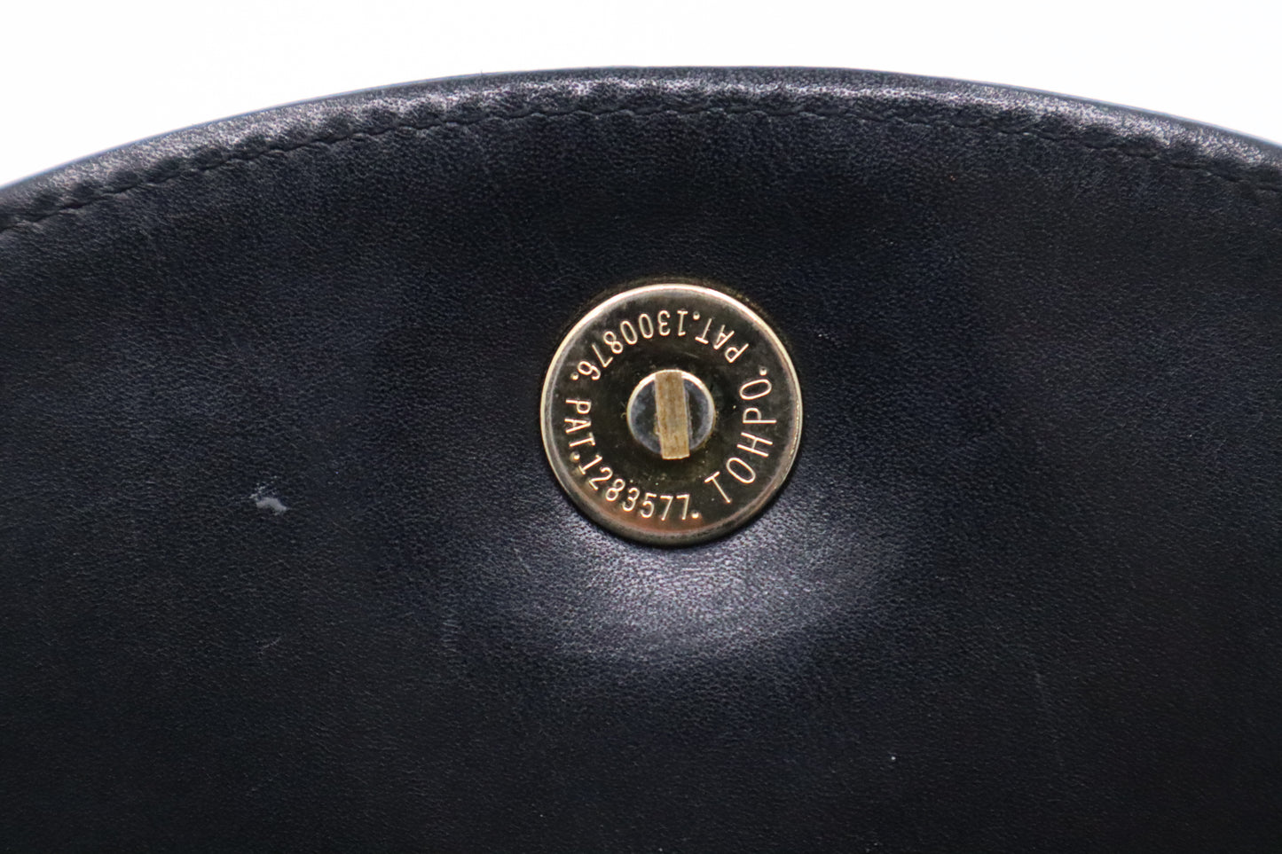 Givenchy Logo Fitting Handbag in Black Leather