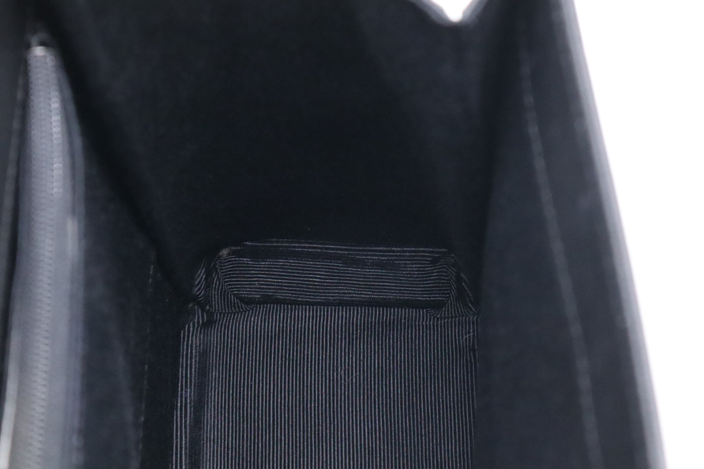 Givenchy Logo Fitting Handbag in Black Leather