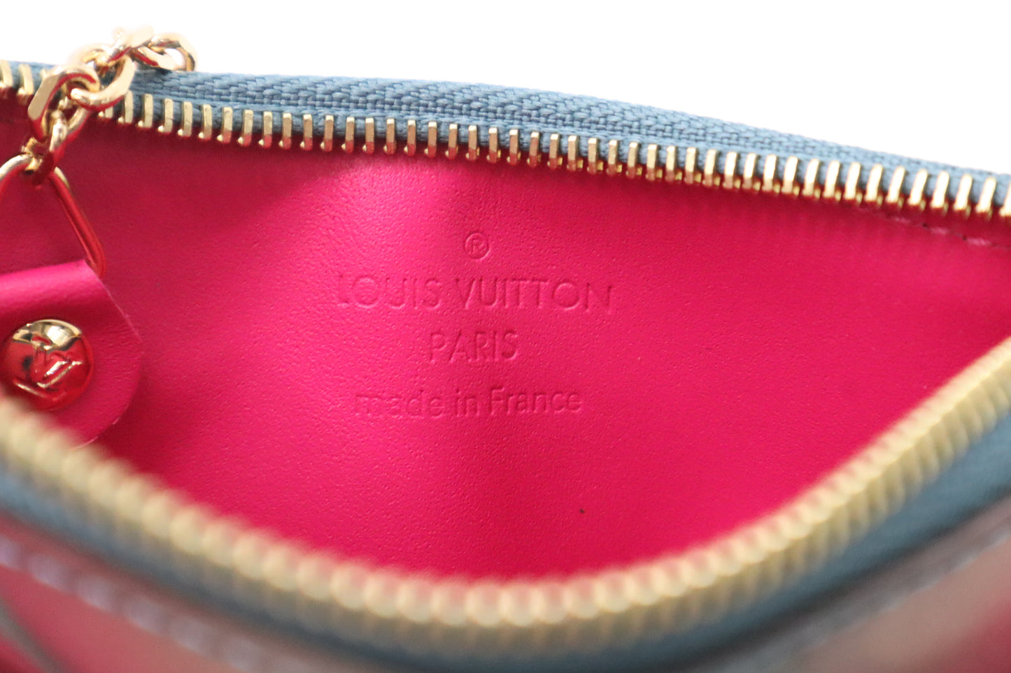 Louis Vuitton Pochette Clés in Degrade Vernis Leather