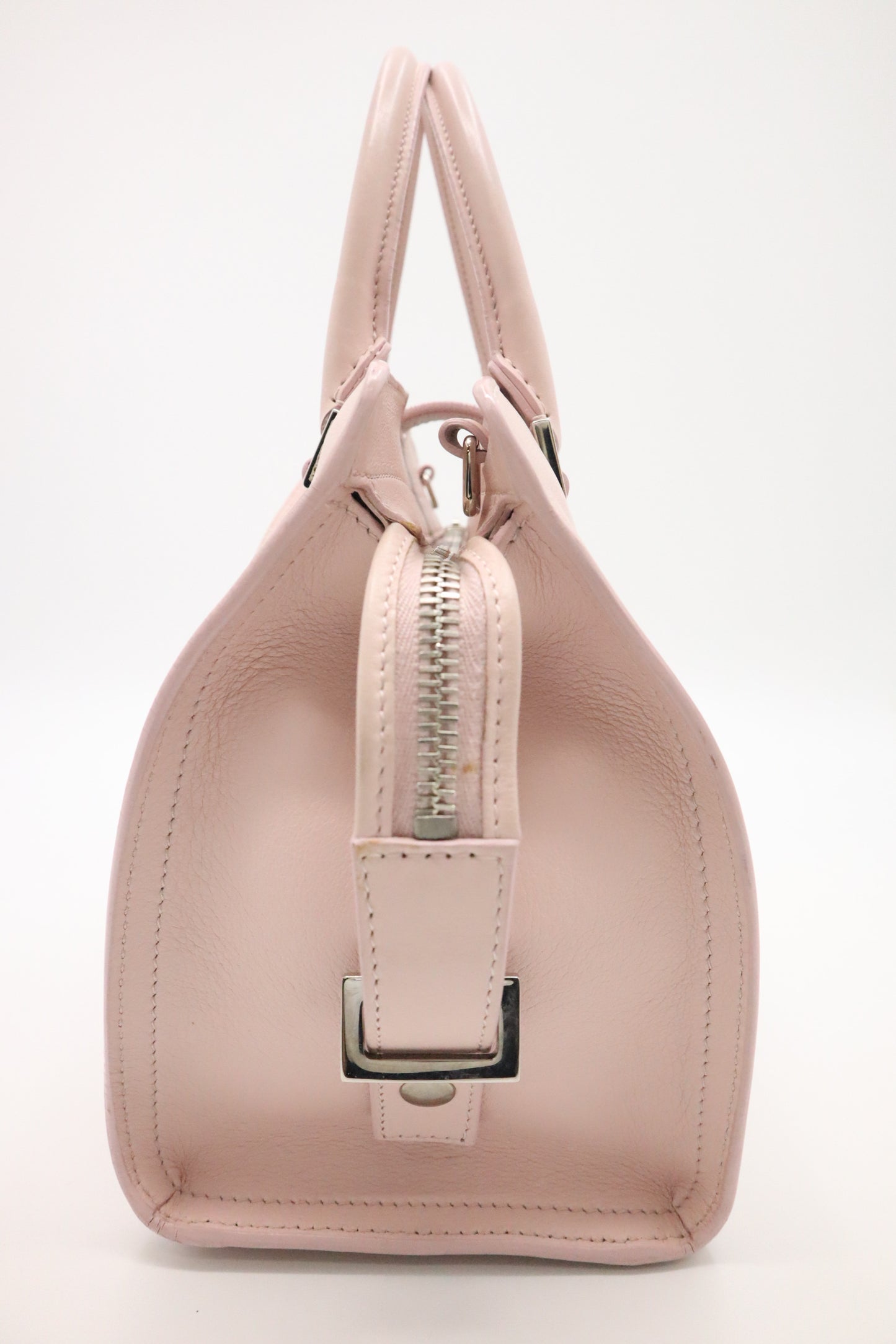 YSL Saint Laurent Baby Downtown Cabas in Pink Leather