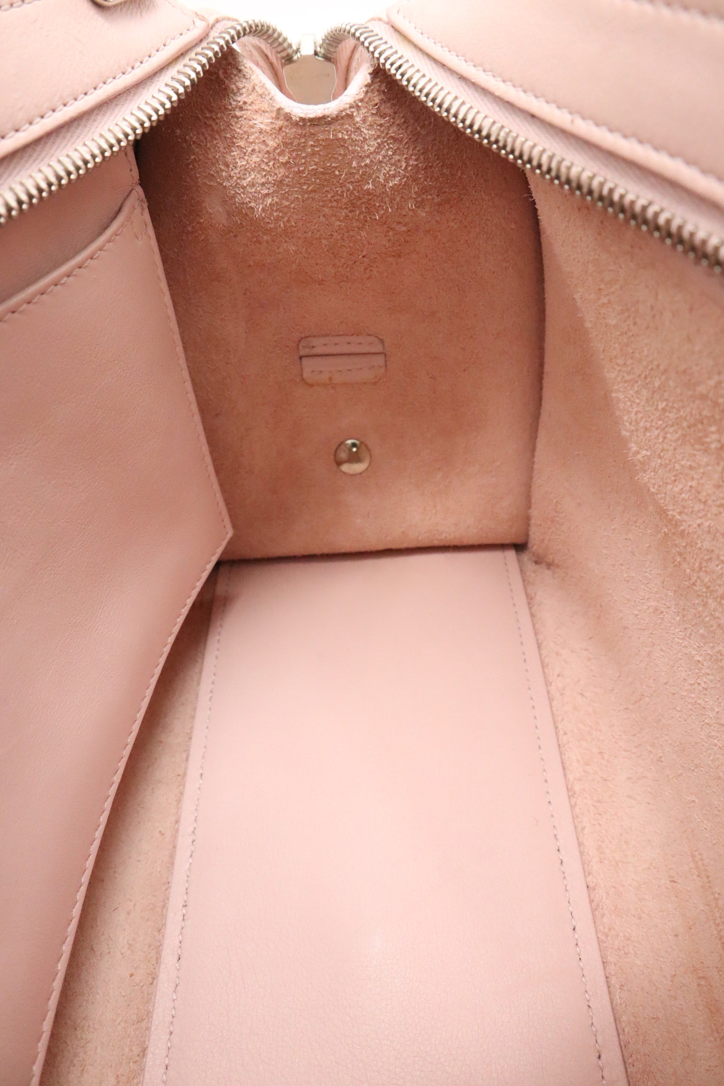 YSL Saint Laurent Baby Downtown Cabas in Pink Leather