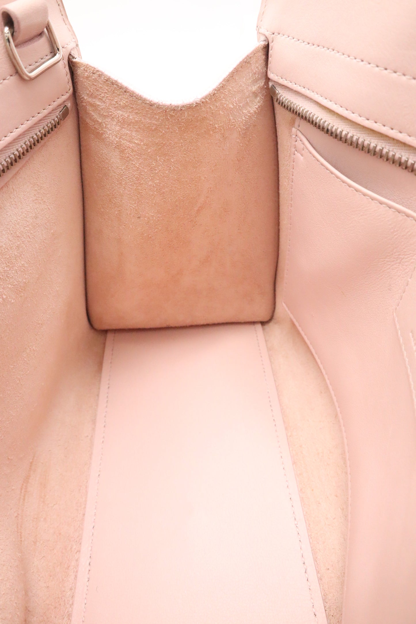 YSL Saint Laurent Baby Downtown Cabas in Pink Leather