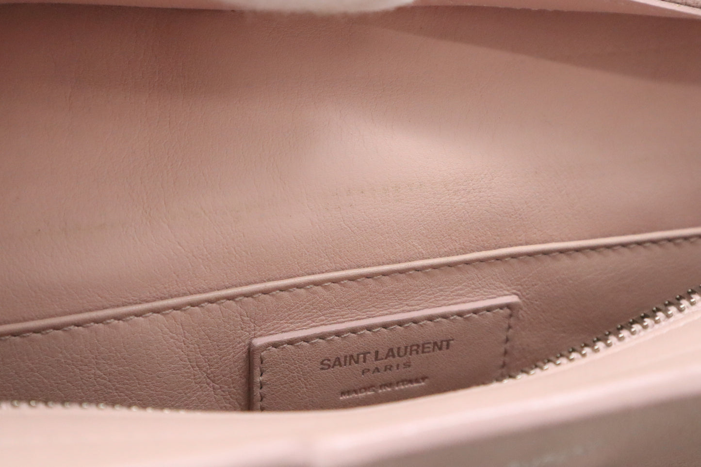 YSL Saint Laurent Baby Downtown Cabas in Pink Leather