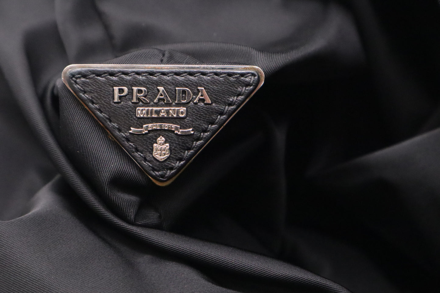 Prada Reversible Tote in Camouflage Nylon Canvas