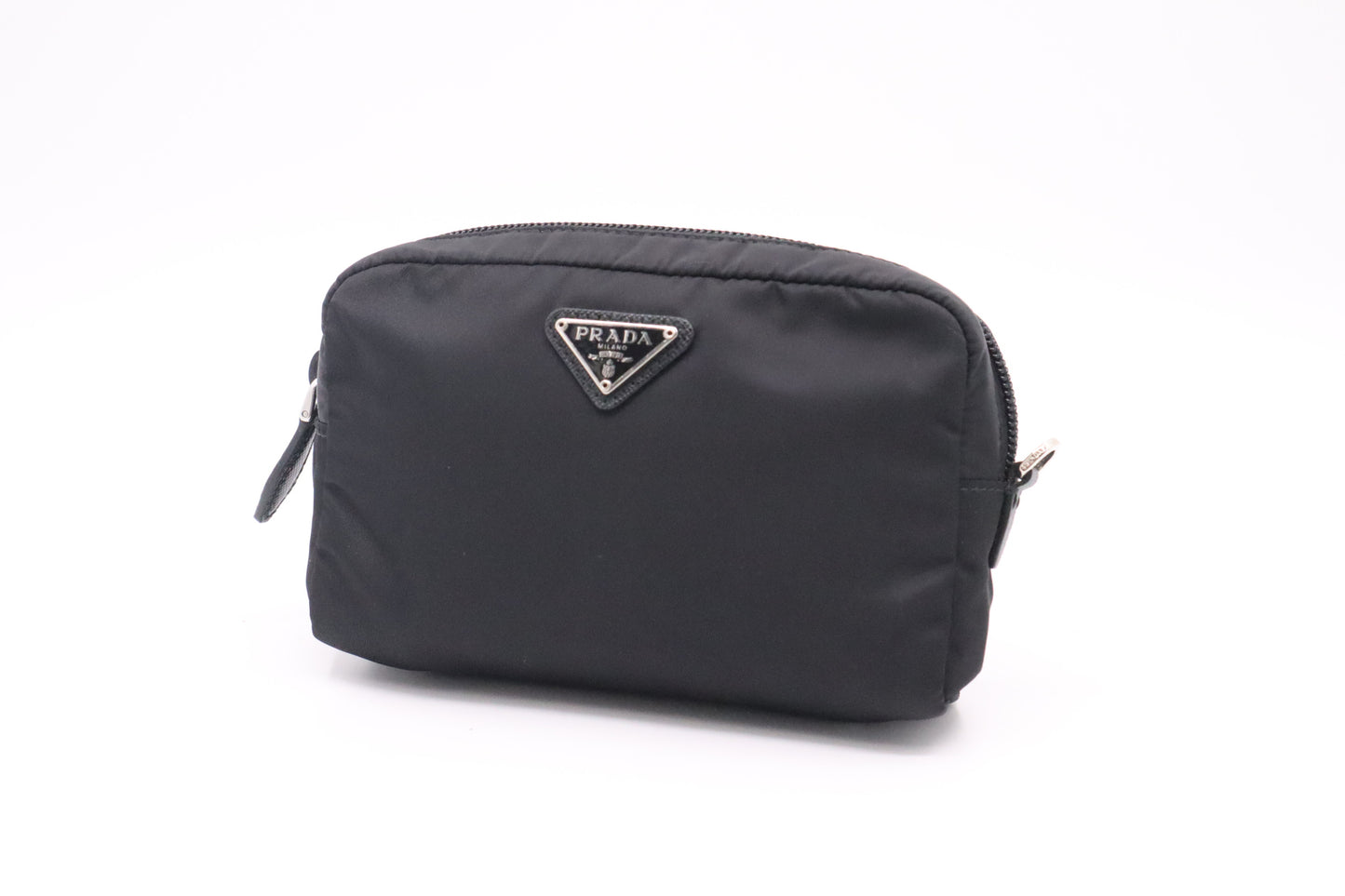 Prada Pouch in Black Nylon Canvas