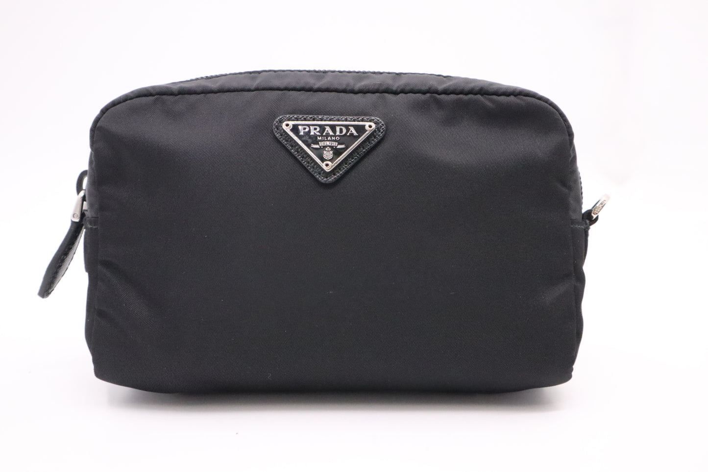 Prada Pouch in Black Nylon Canvas