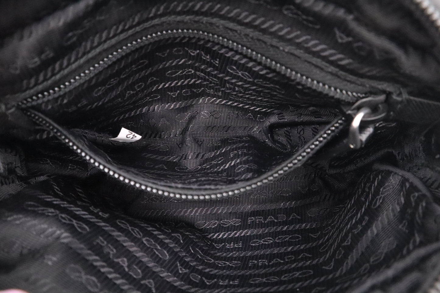 Prada Pouch in Black Nylon Canvas