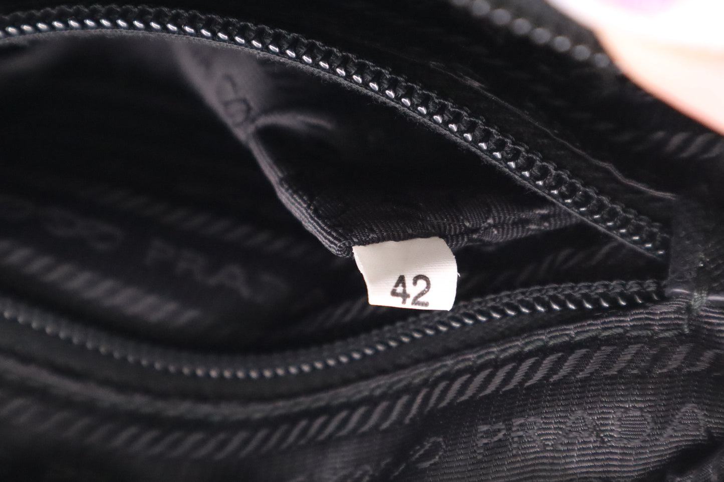 Prada Pouch in Black Nylon Canvas