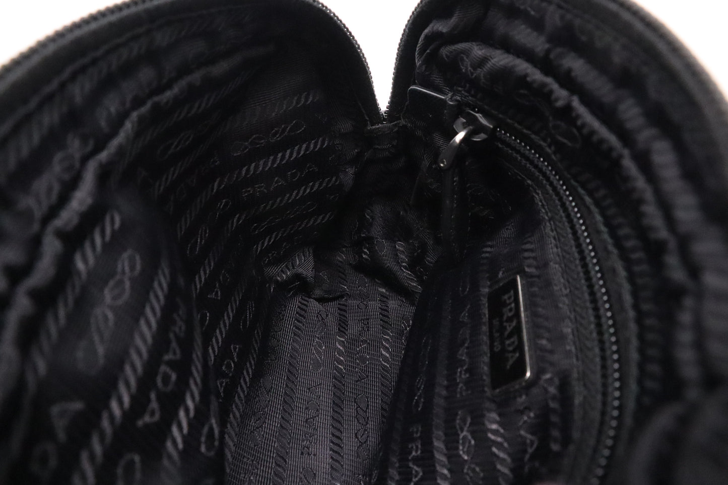 Prada Pouch in Black Nylon Canvas