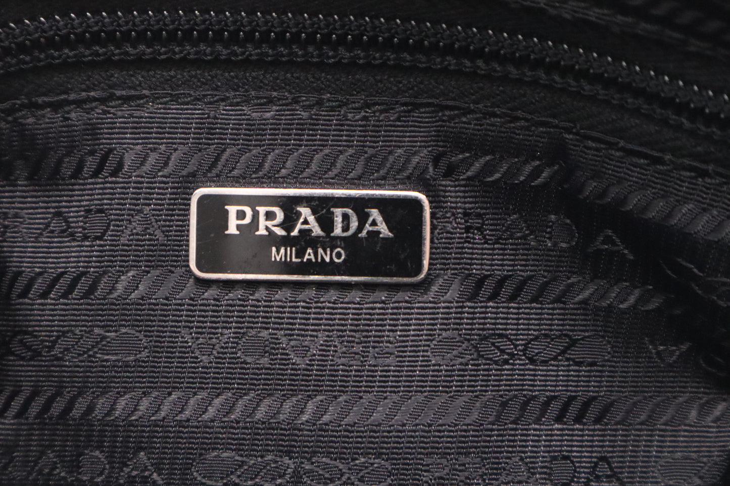 Prada Pouch in Black Nylon Canvas