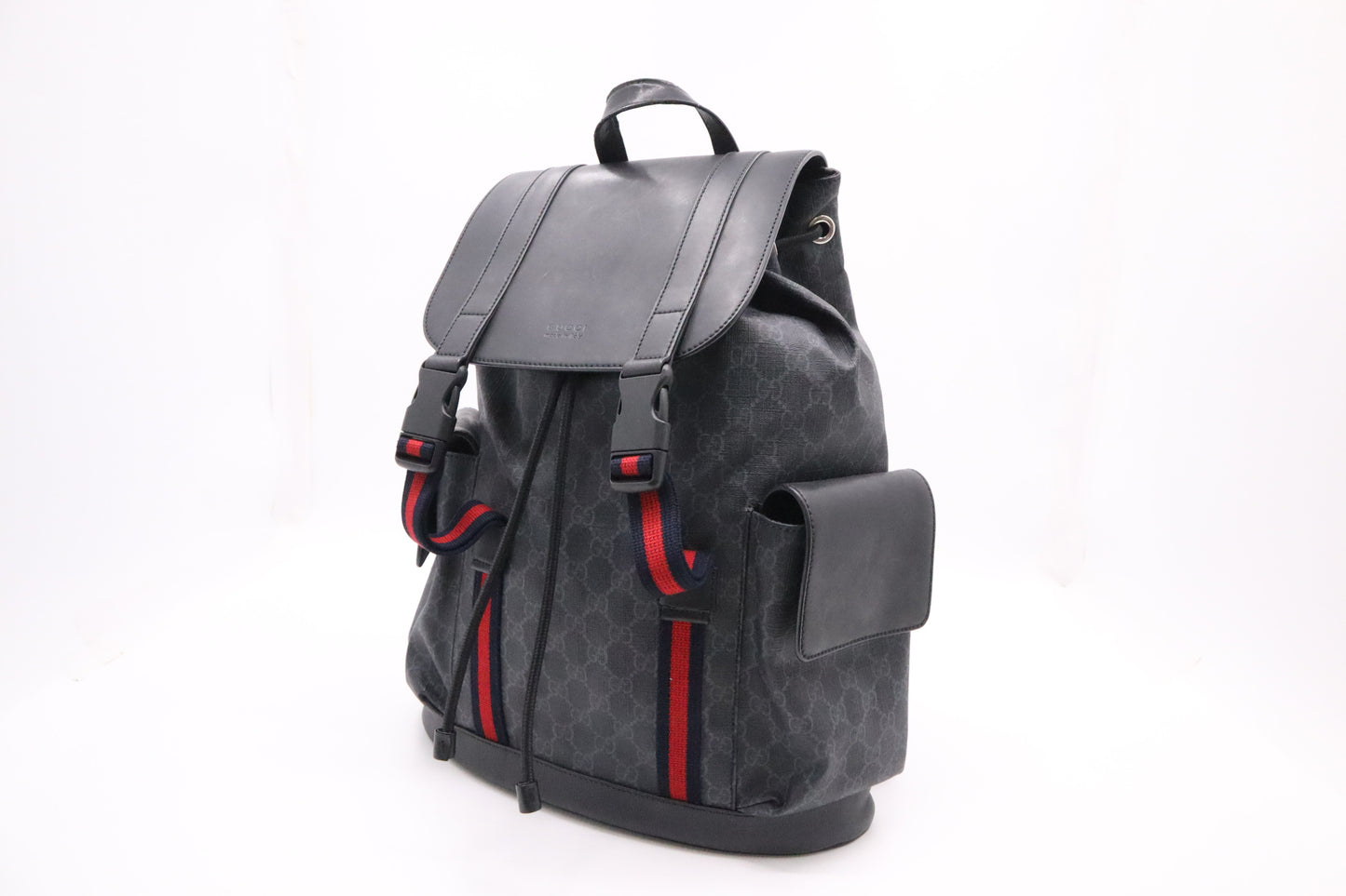 Gucci Backpack in Black GG Supreme Canvas