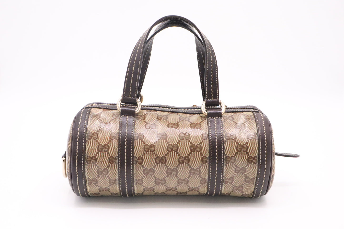 Gucci Crystal Duchessa Small Boston Bag in Patent Canvas