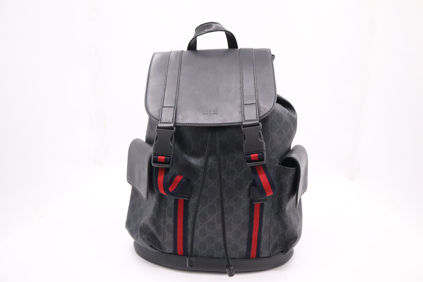 Gucci Backpack in Black GG Supreme Canvas