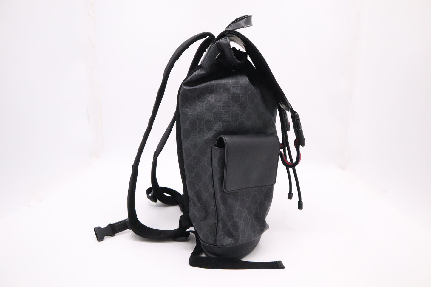 Gucci Backpack in Black GG Supreme Canvas