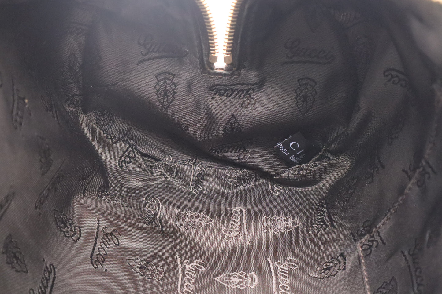 Gucci Crystal Duchessa Small Boston Bag in Patent Canvas