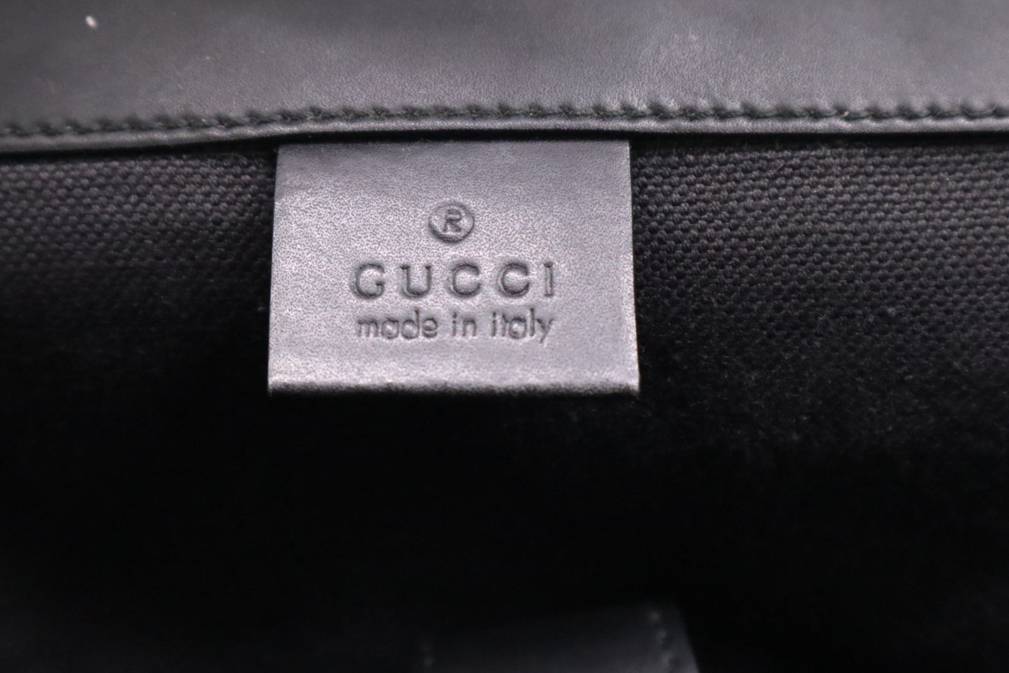 Gucci Backpack in Black GG Supreme Canvas