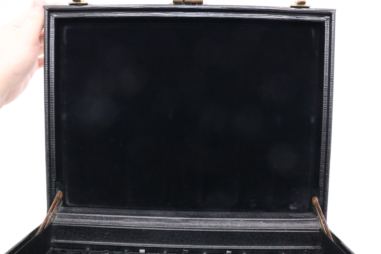 Louis Vuitton Jewelry Briefcase in Black Epi Leather
