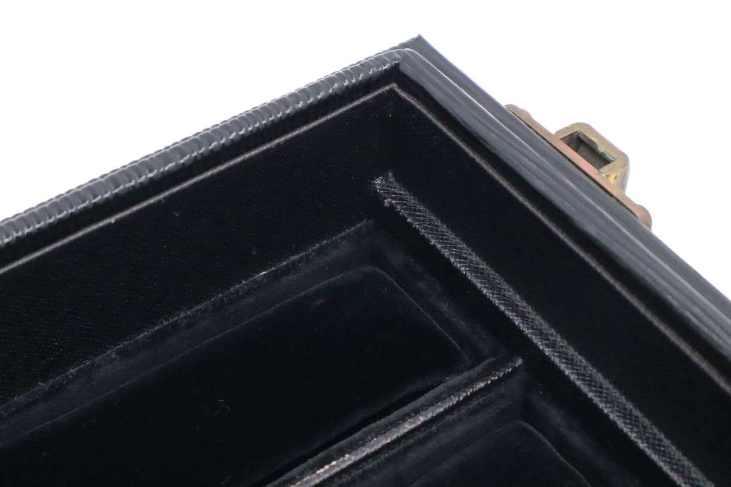 Louis Vuitton Jewelry Briefcase in Black Epi Leather