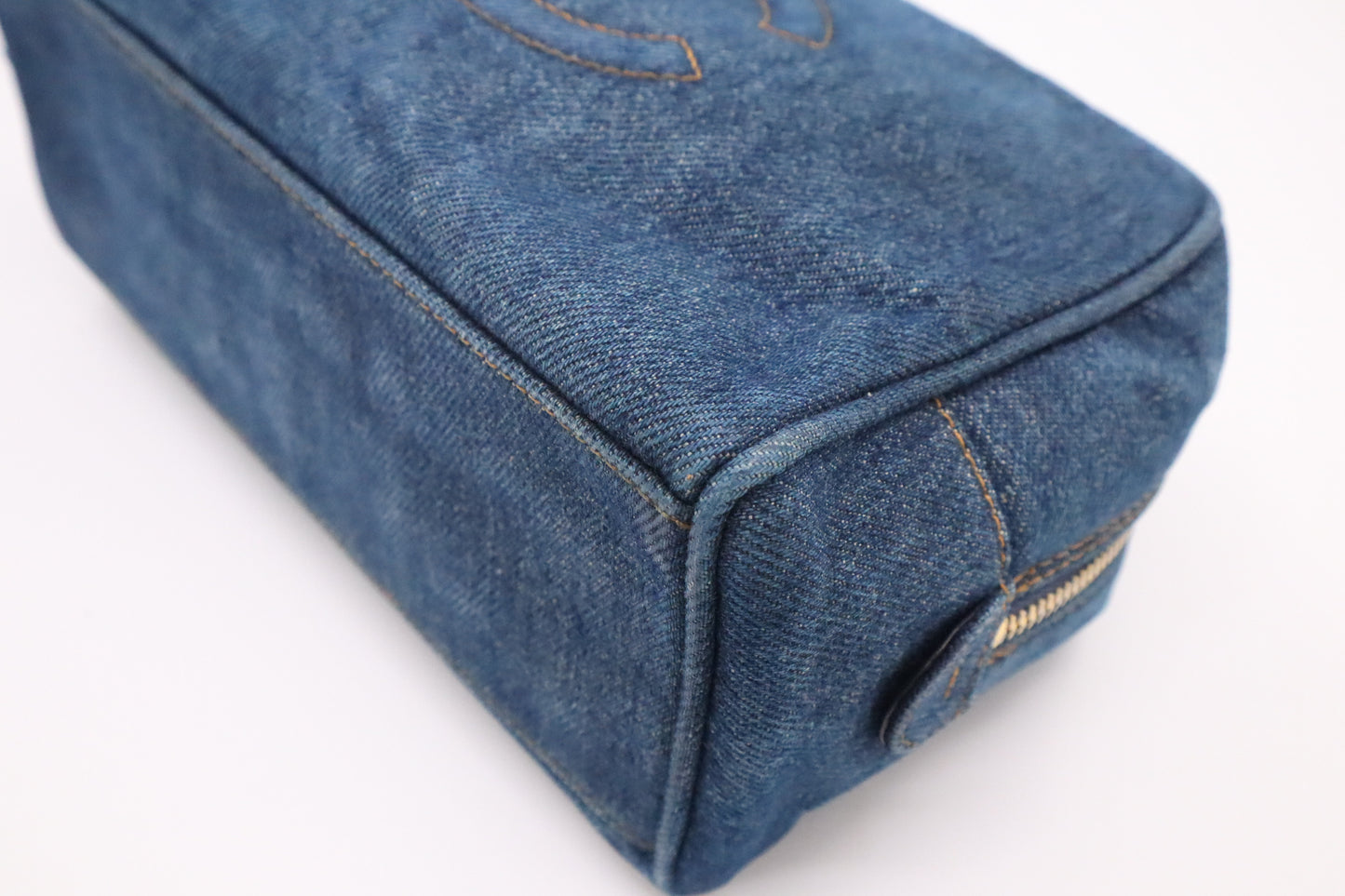 Chanel Pouch in Blue Denim
