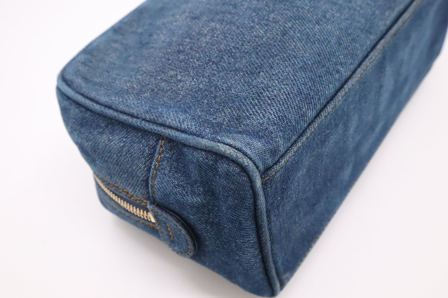 Chanel Pouch in Blue Denim