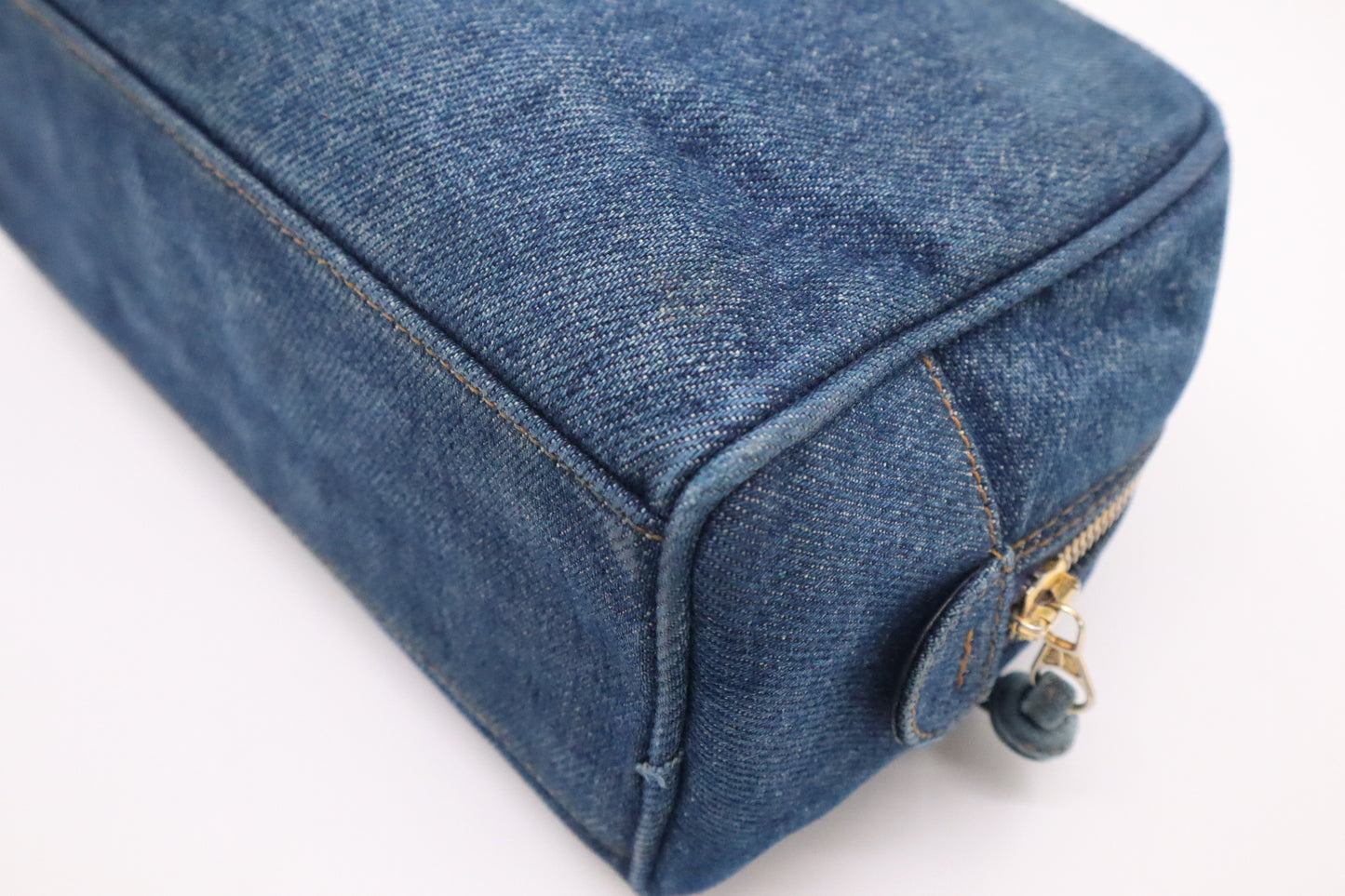 Chanel Pouch in Blue Denim
