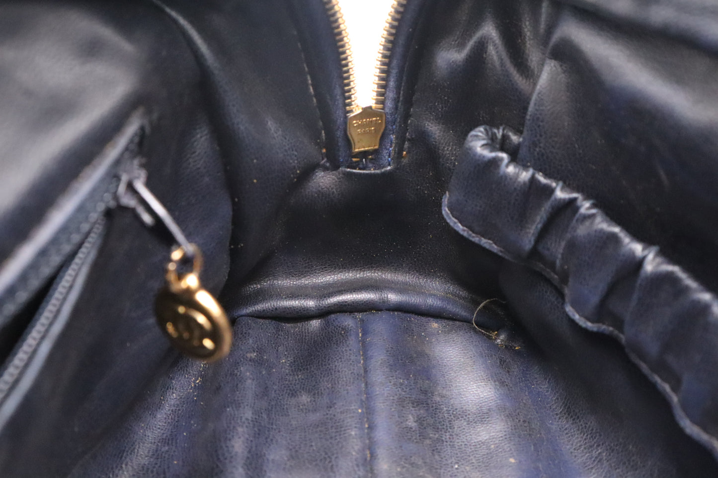 Chanel Pouch in Blue Denim