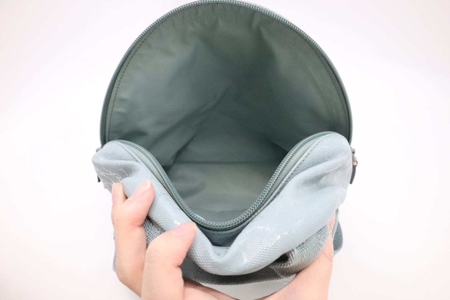 Gucci Backpack in Light Blue Coated Canvas