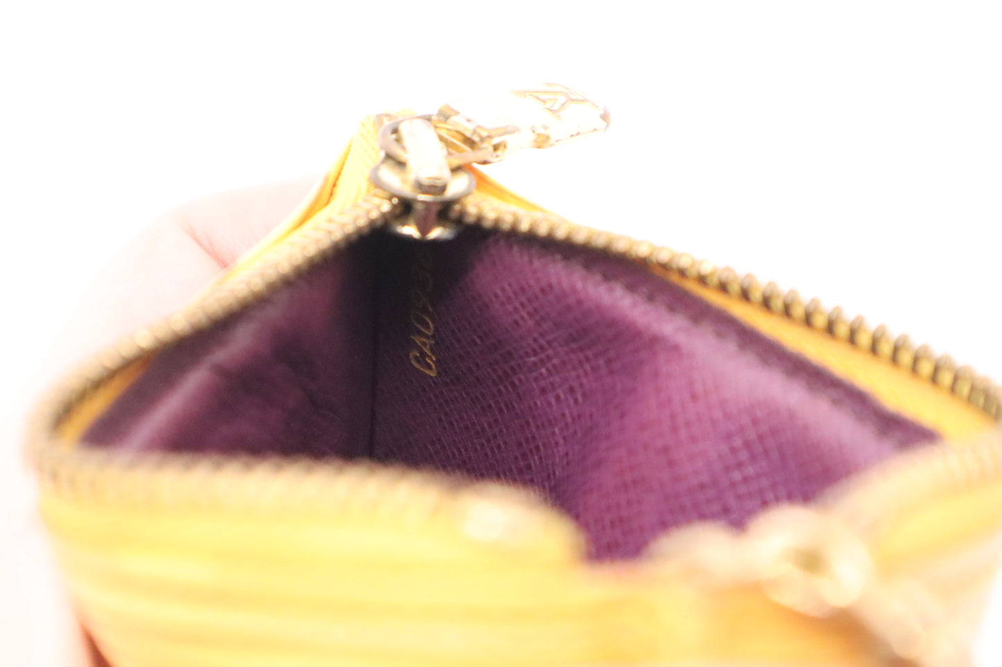 Louis Vuitton Cles in Orange Epi Leather